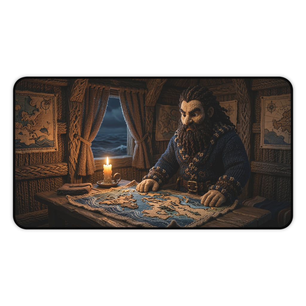 Knitted World Scene Desk Mat No. 004