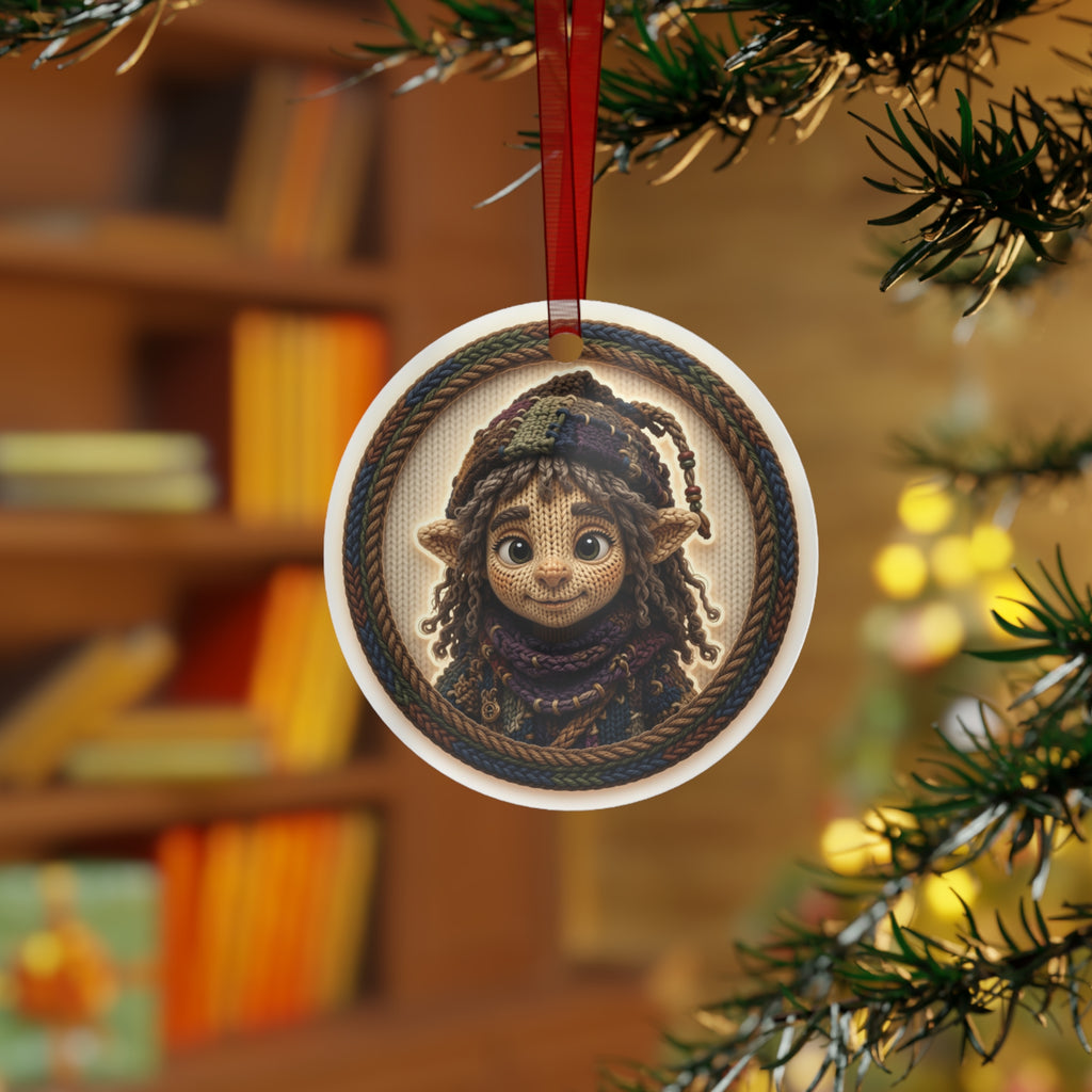 Knitted Emblem Ornament No. 09