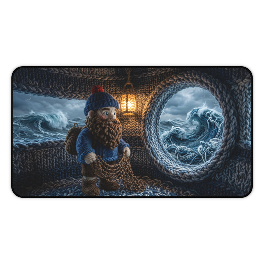 Knitted World Scene Desk Mat No. 037