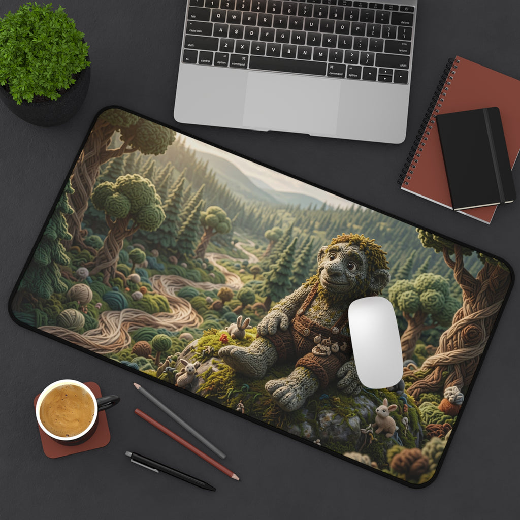 Knitted World Scene Desk Mat No. 035