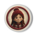 Knitted Emblem Coaster No. 03