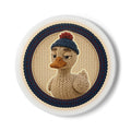 Knitted Emblem Coaster No. 06