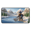 Knitted World Scene Desk Mat No. 027