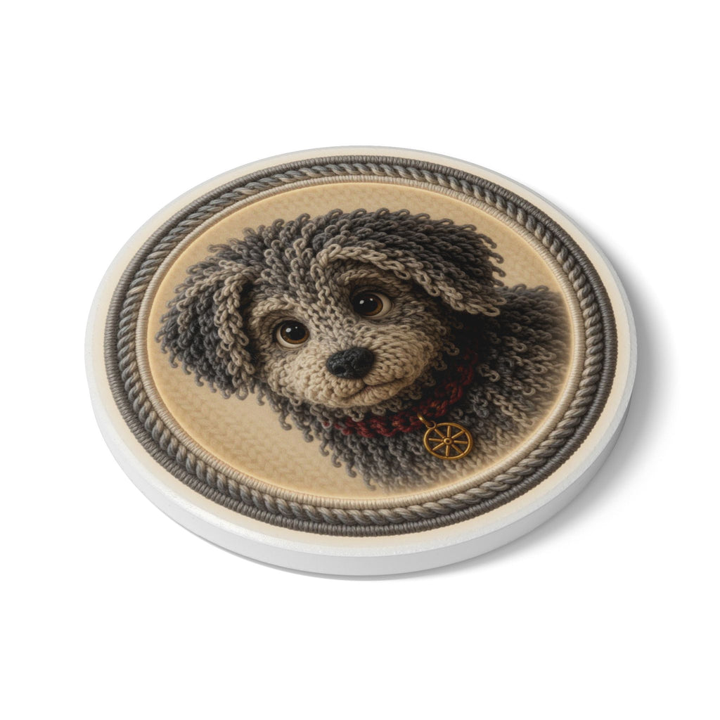 Knitted Emblem Coaster No. 10