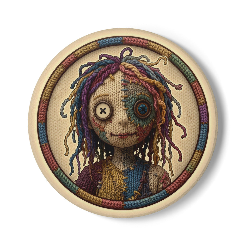 Knitted Emblem Coaster No. 11