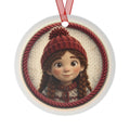Knitted Emblem Ornament No. 03