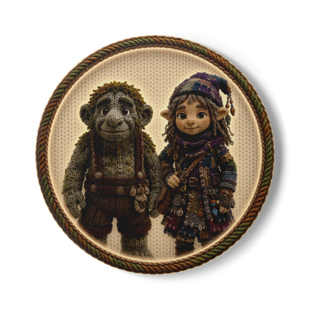 Knitted Emblem Coaster No. 12