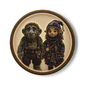Knitted Emblem Coaster No. 12