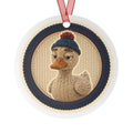 Knitted Emblem Ornament No. 06
