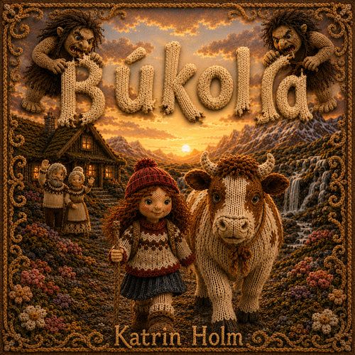 Búkolla — illustrated Icelandic folk tale ebook cover, Arctic Story House